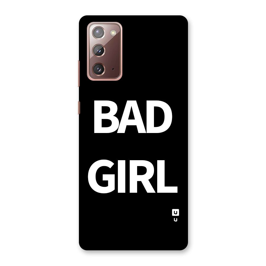 Bad Girl Attitude Back Case for Galaxy Note 20