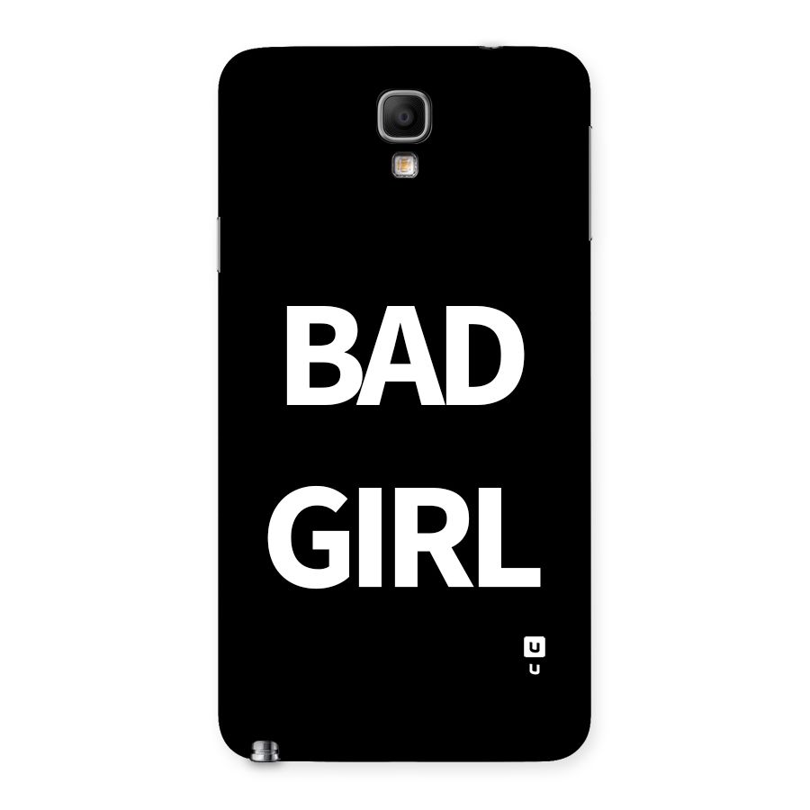 Bad Girl Attitude Back Case for Galaxy Note 3 Neo