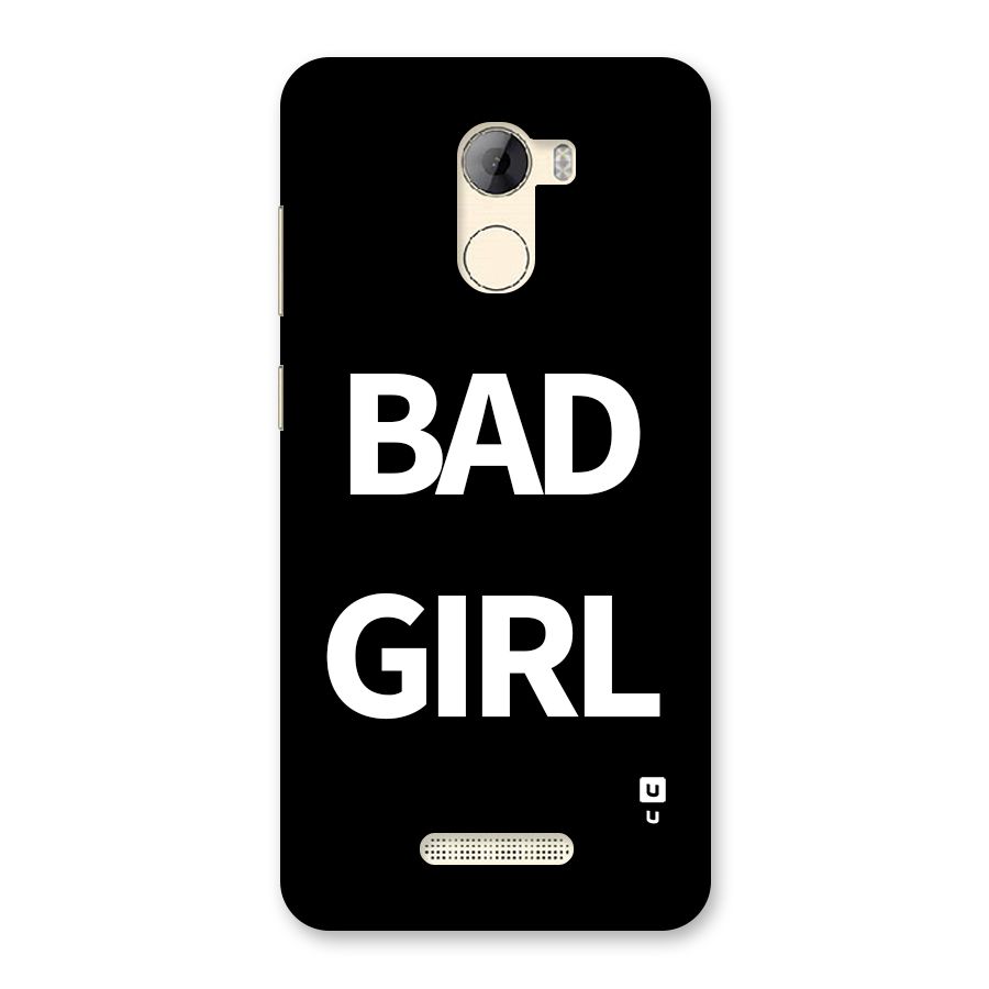 Bad Girl Attitude Back Case for Gionee A1 LIte