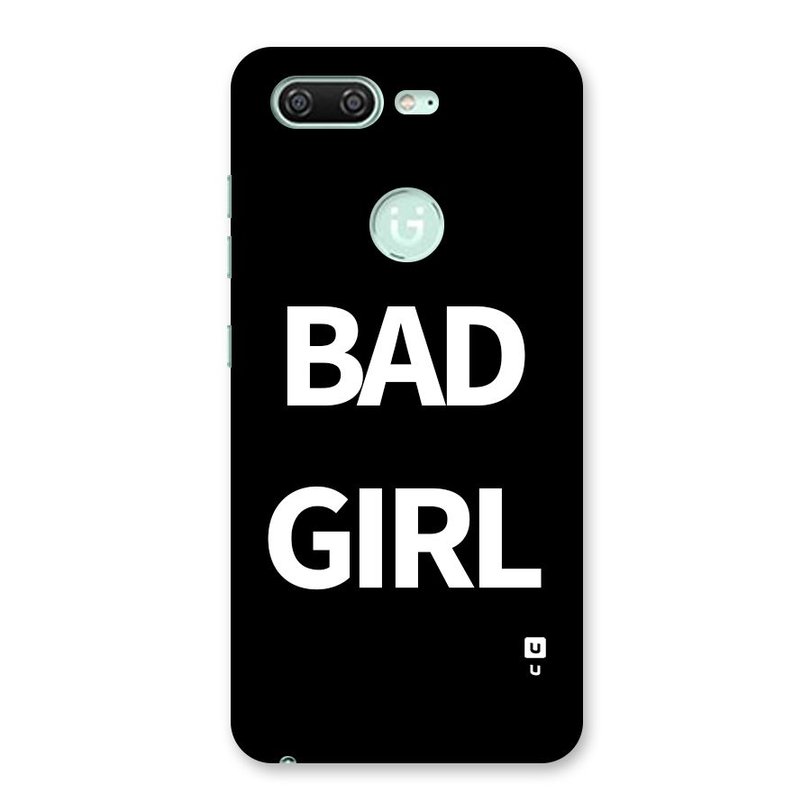 Bad Girl Attitude Back Case for Gionee S10