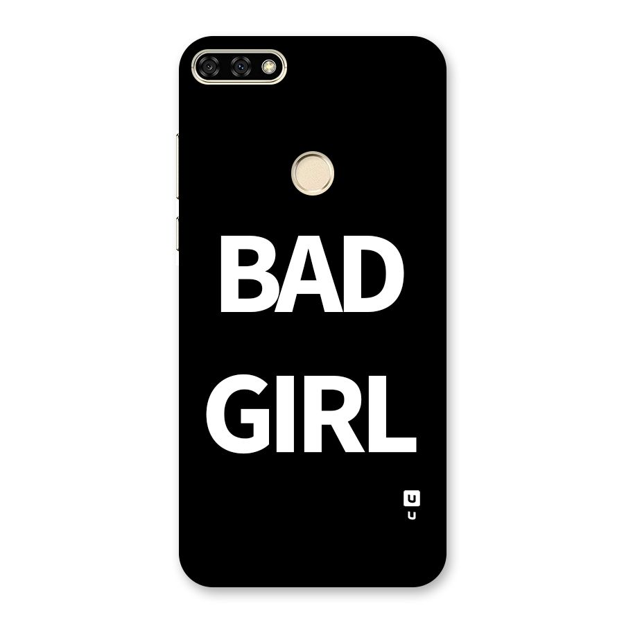 Bad Girl Attitude Back Case for Honor 7A