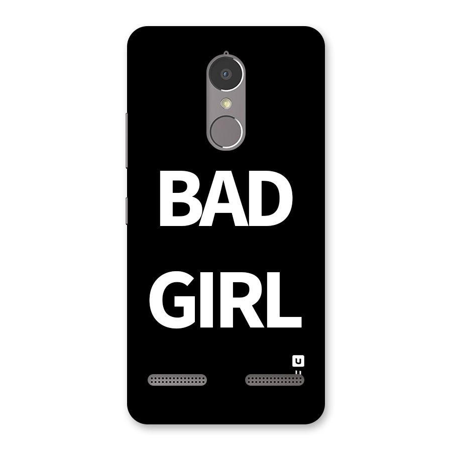Bad Girl Attitude Back Case for Lenovo K6