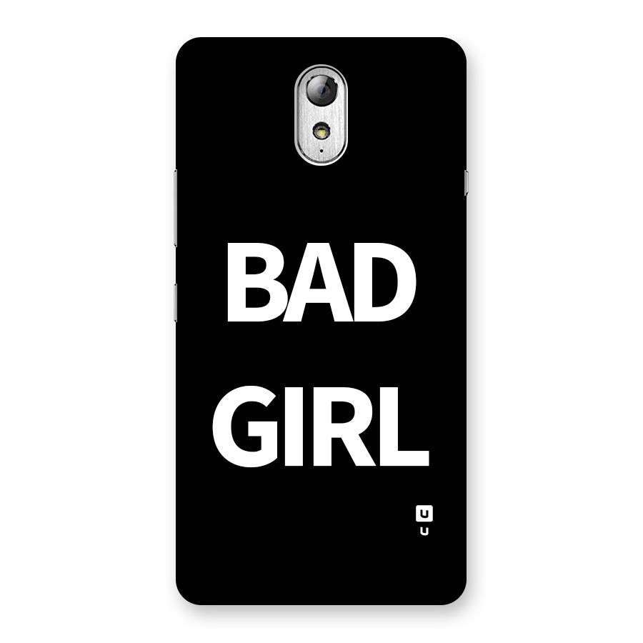 Bad Girl Attitude Back Case for Lenovo Vibe P1M