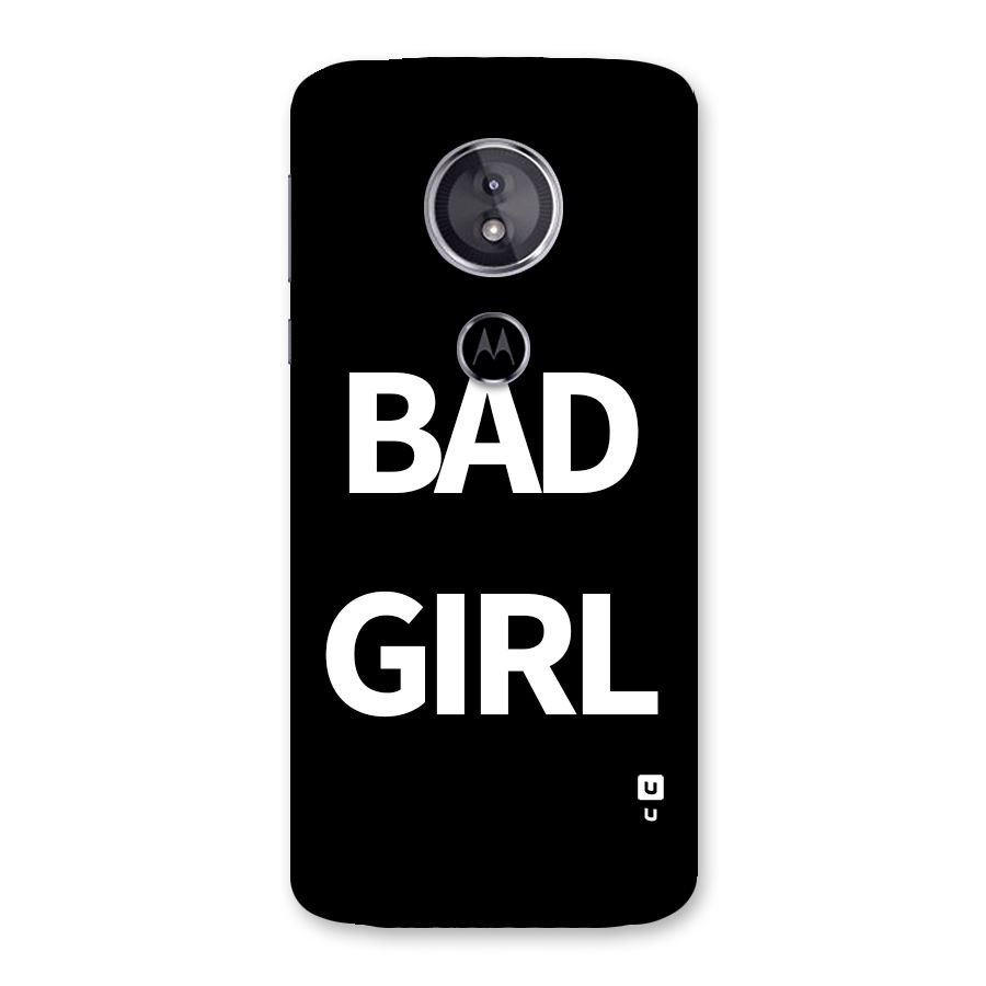 Bad Girl Attitude Back Case for Moto E5