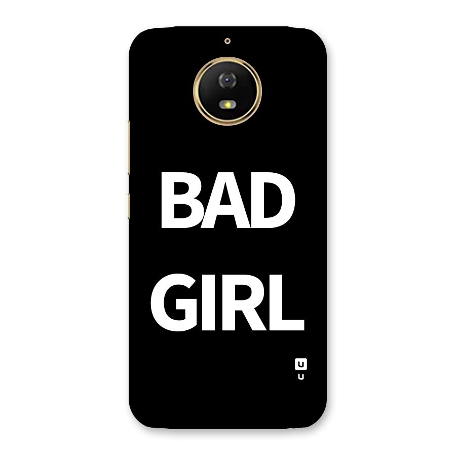 Bad Girl Attitude Back Case for Moto G5s