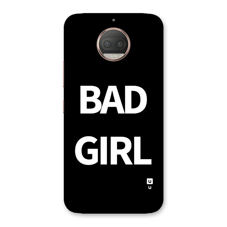 Bad Girl Attitude Back Case for Moto G5s Plus