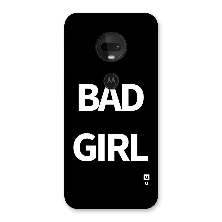 Bad Girl Attitude Back Case for Moto G7