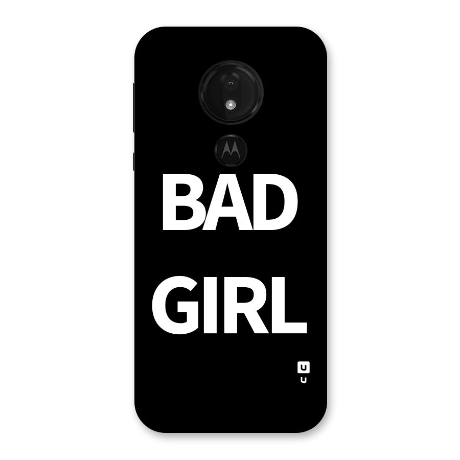 Bad Girl Attitude Back Case for Moto G7 Power
