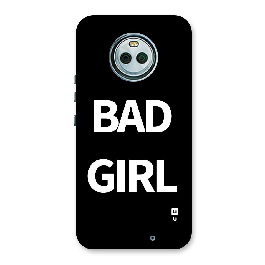 Bad Girl Attitude Back Case for Moto X4