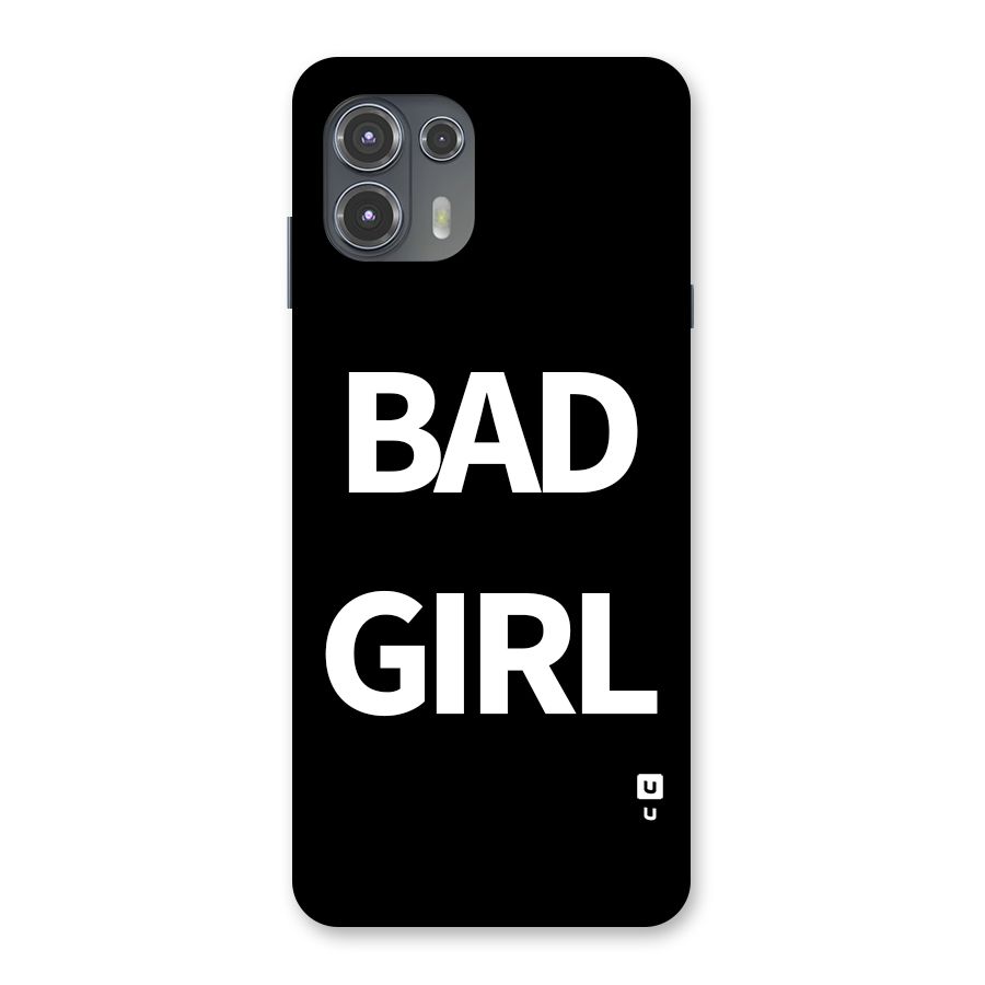 Bad Girl Attitude Back Case for Motorola Edge 20 Fusion