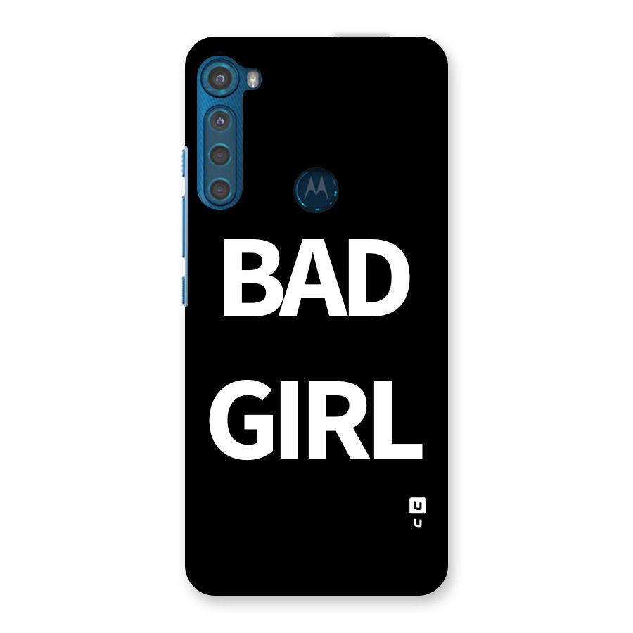 Bad Girl Attitude Back Case for Motorola One Fusion Plus