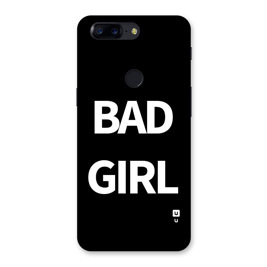 Bad Girl Attitude Back Case for OnePlus 5T
