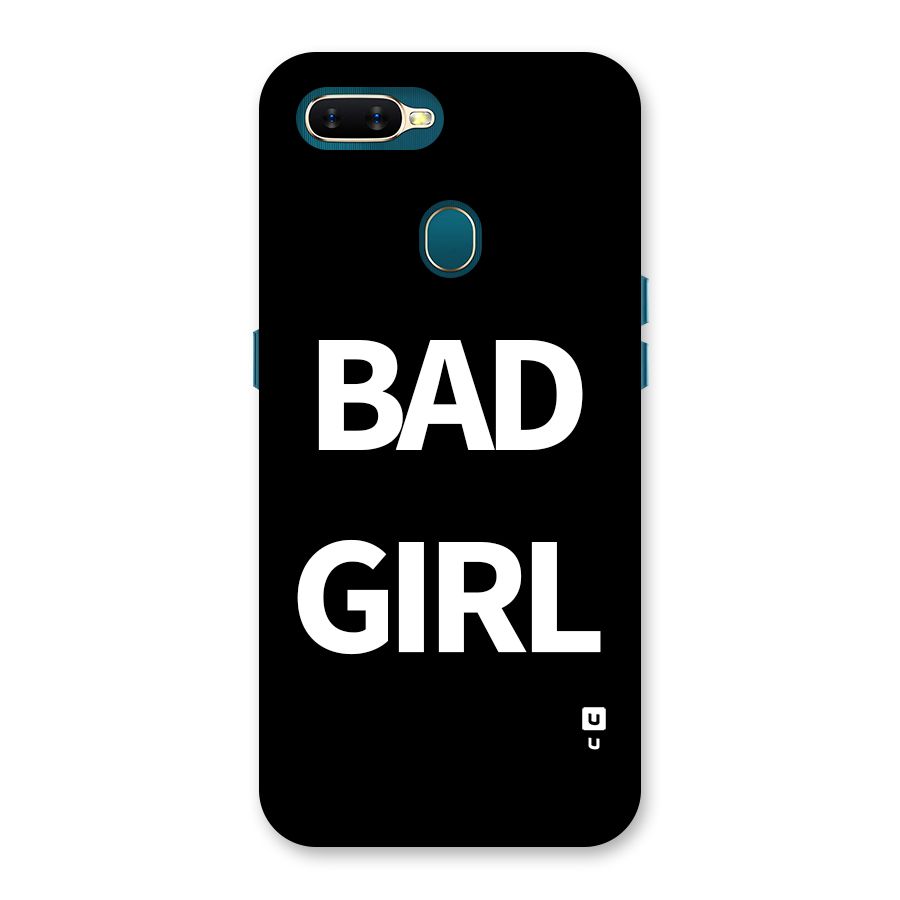 Bad Girl Attitude Back Case for Oppo A12