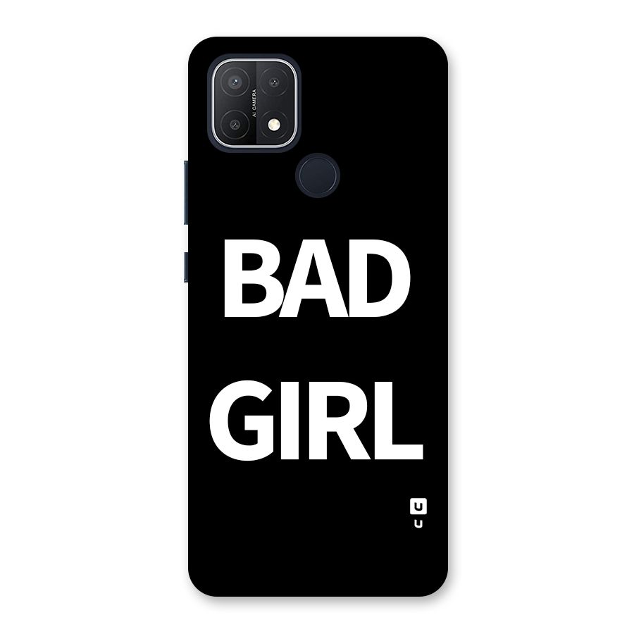 Bad Girl Attitude Back Case for Oppo A15