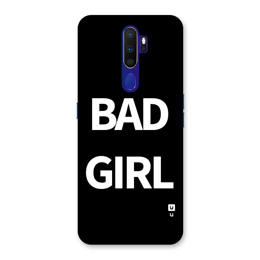 Bad Girl Attitude Back Case for Oppo A9 (2020)