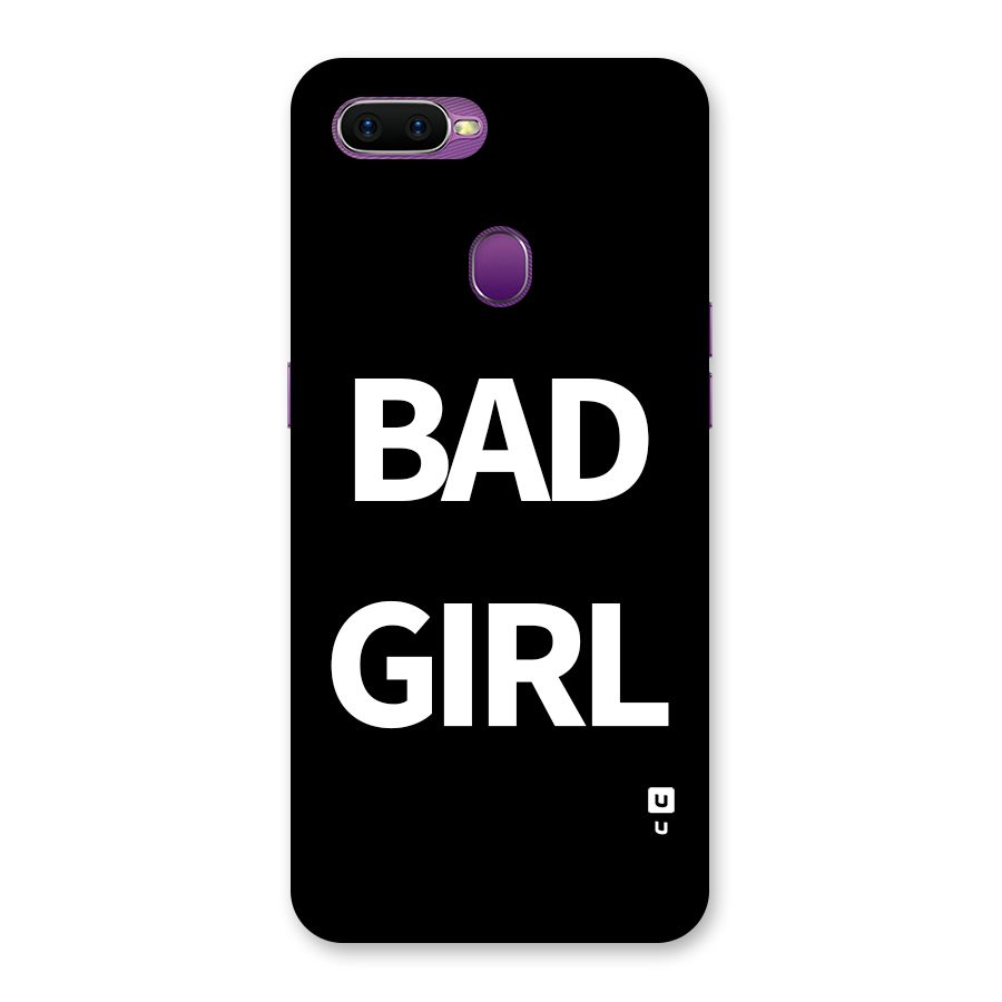 Bad Girl Attitude Back Case for Oppo F9