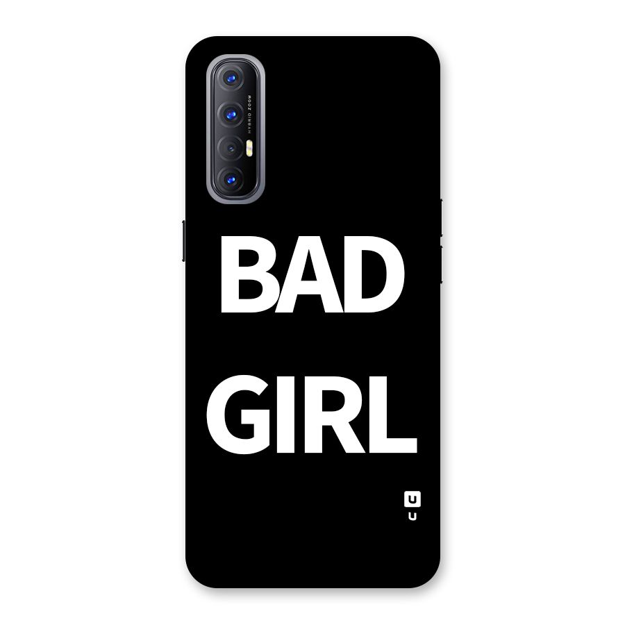 Bad Girl Attitude Back Case for Oppo Reno3 Pro