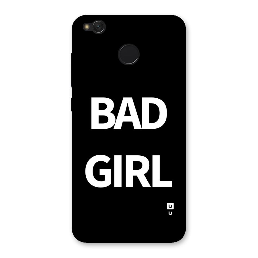 Bad Girl Attitude Back Case for Redmi 4