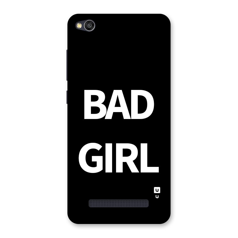 Bad Girl Attitude Back Case for Redmi 4A