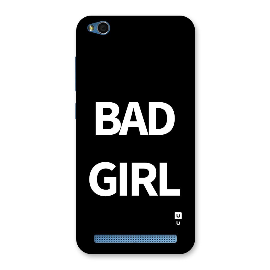 Bad Girl Attitude Back Case for Redmi 5A