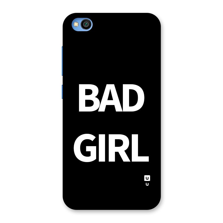 Bad Girl Attitude Back Case for Redmi Go