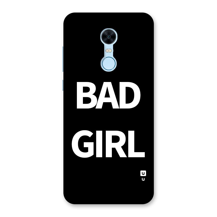 Bad Girl Attitude Back Case for Redmi Note 5