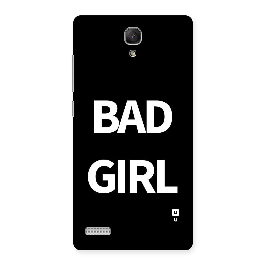 Bad Girl Attitude Back Case for Redmi Note Prime
