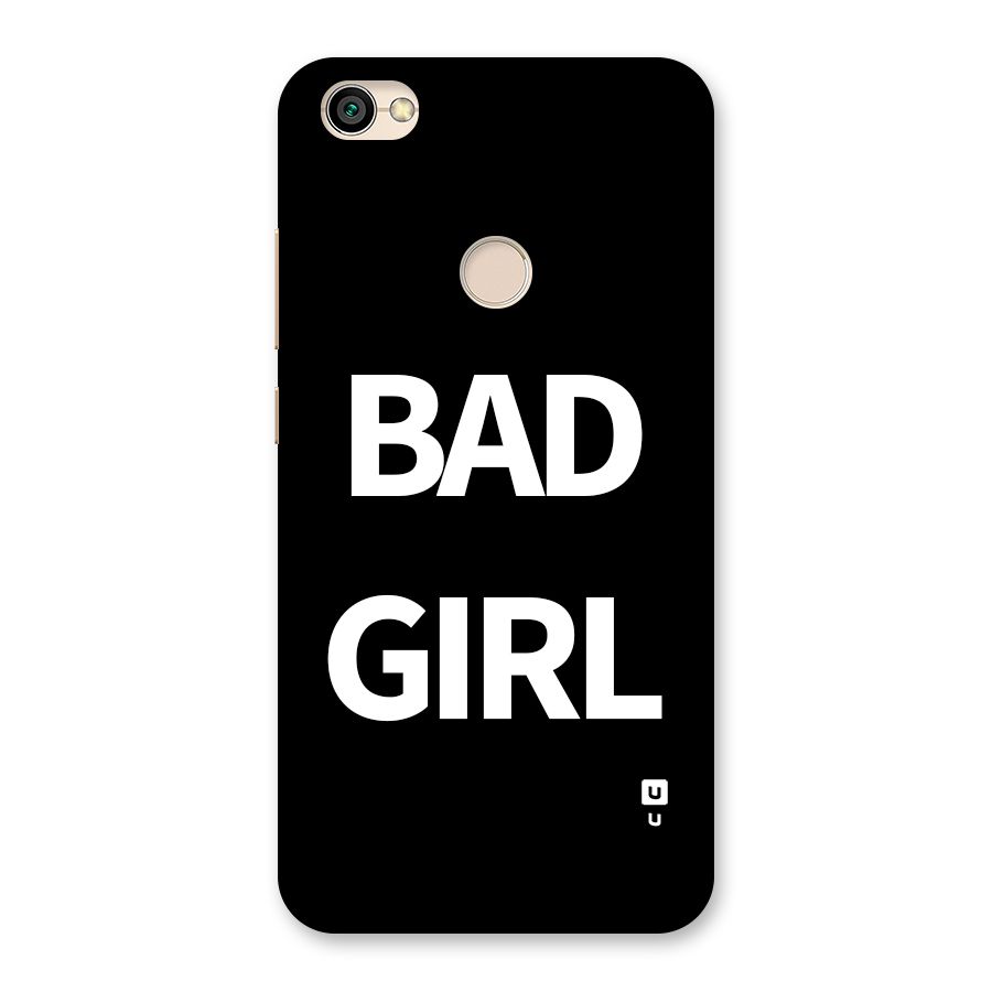 Bad Girl Attitude Back Case for Redmi Y1 2017