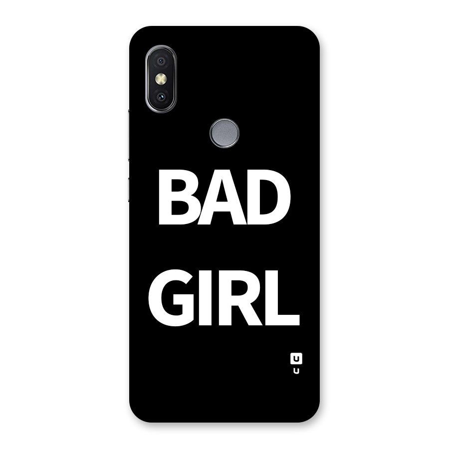 Bad Girl Attitude Back Case for Redmi Y2
