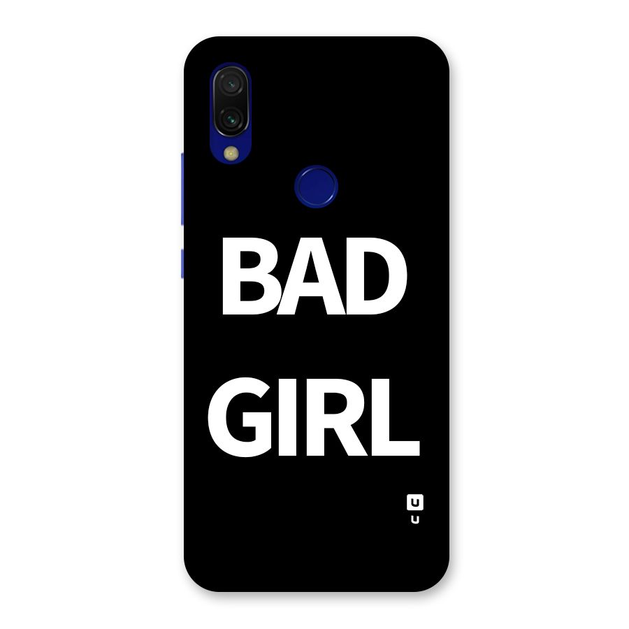 Bad Girl Attitude Back Case for Redmi Y3