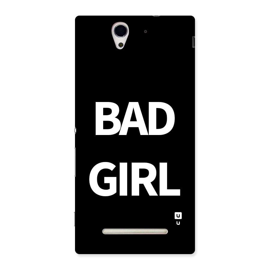 Bad Girl Attitude Back Case for Xperia C3