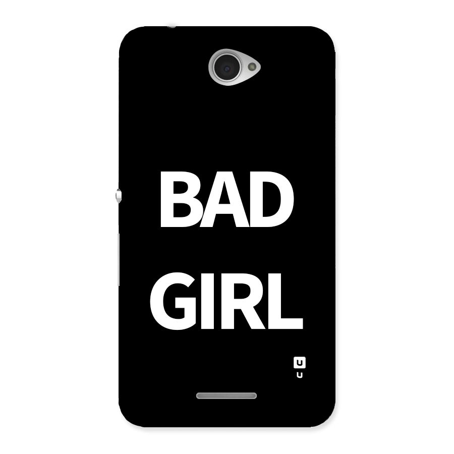 Bad Girl Attitude Back Case for Xperia E4