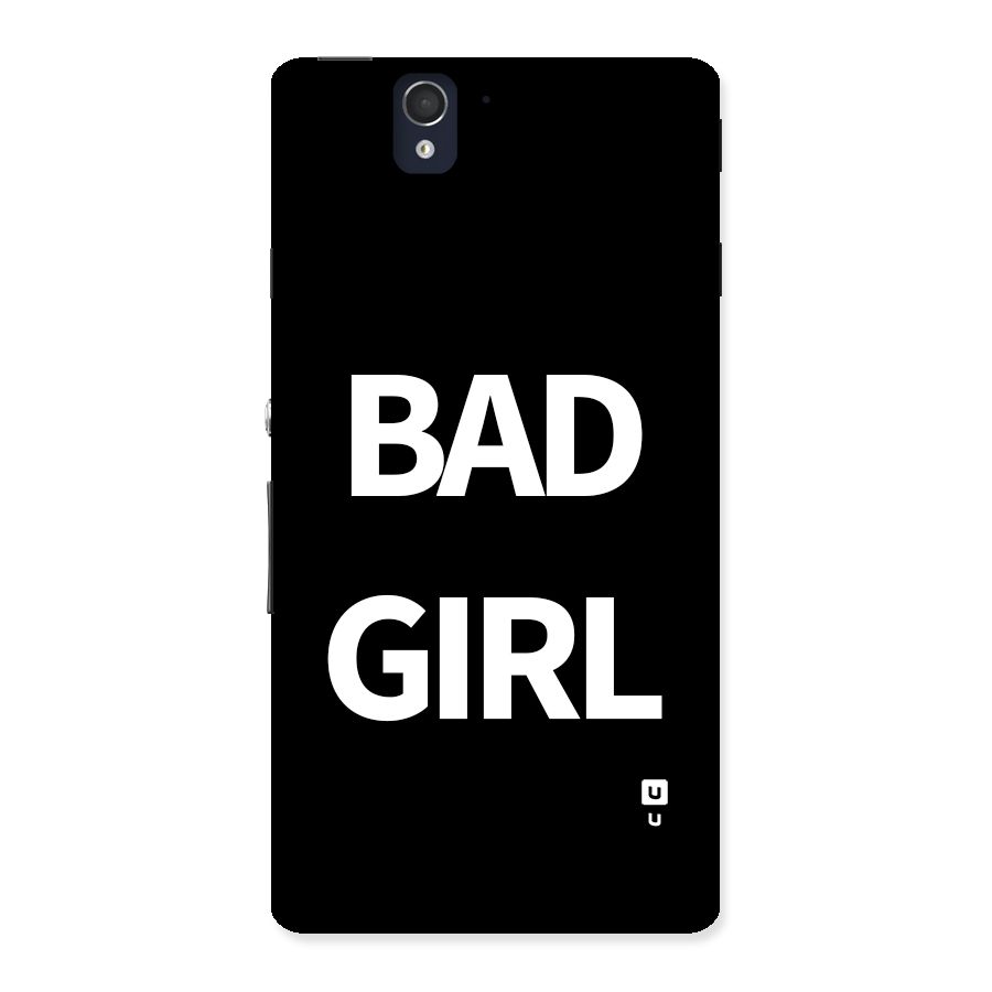 Bad Girl Attitude Back Case for Xperia Z
