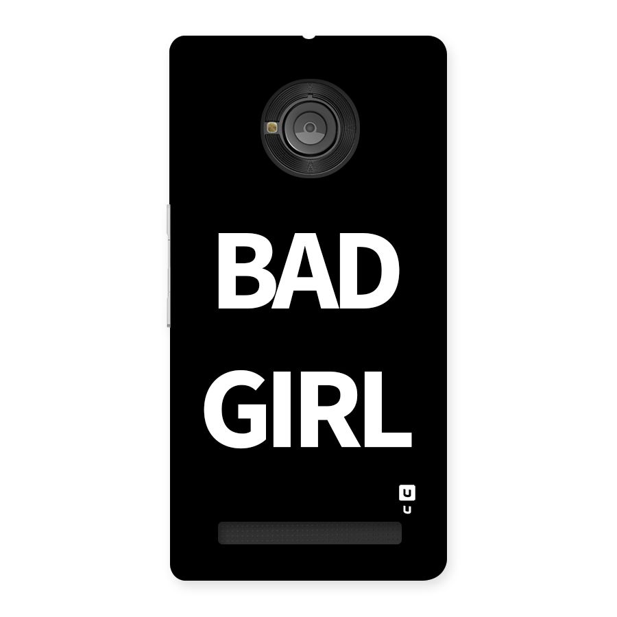 Bad Girl Attitude Back Case for Yunique