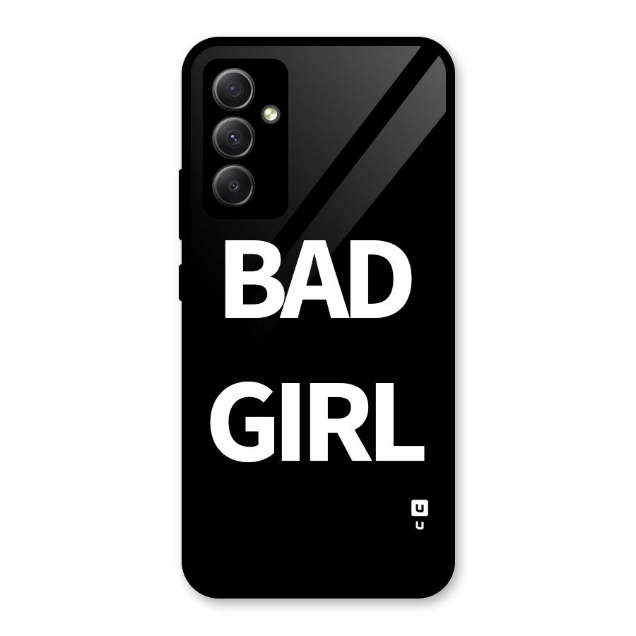 Bad Girl Attitude Glass Back Case for Galaxy A34
