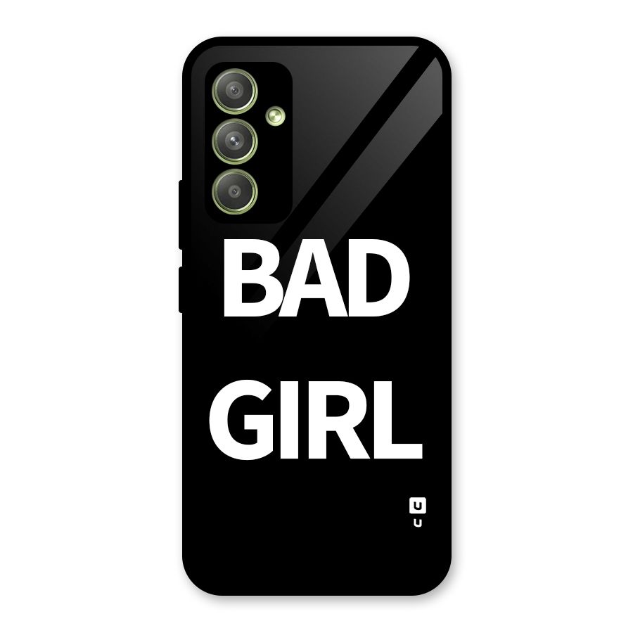 Bad Girl Attitude Glass Back Case for Galaxy A54