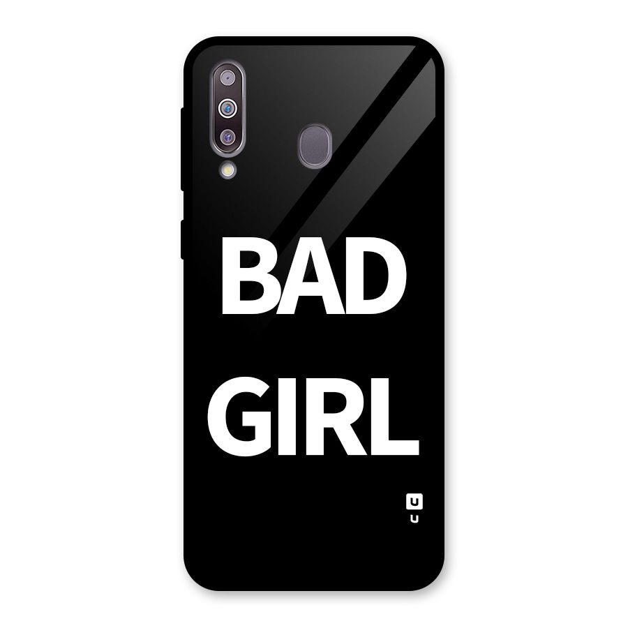Bad Girl Attitude Glass Back Case for Galaxy M30