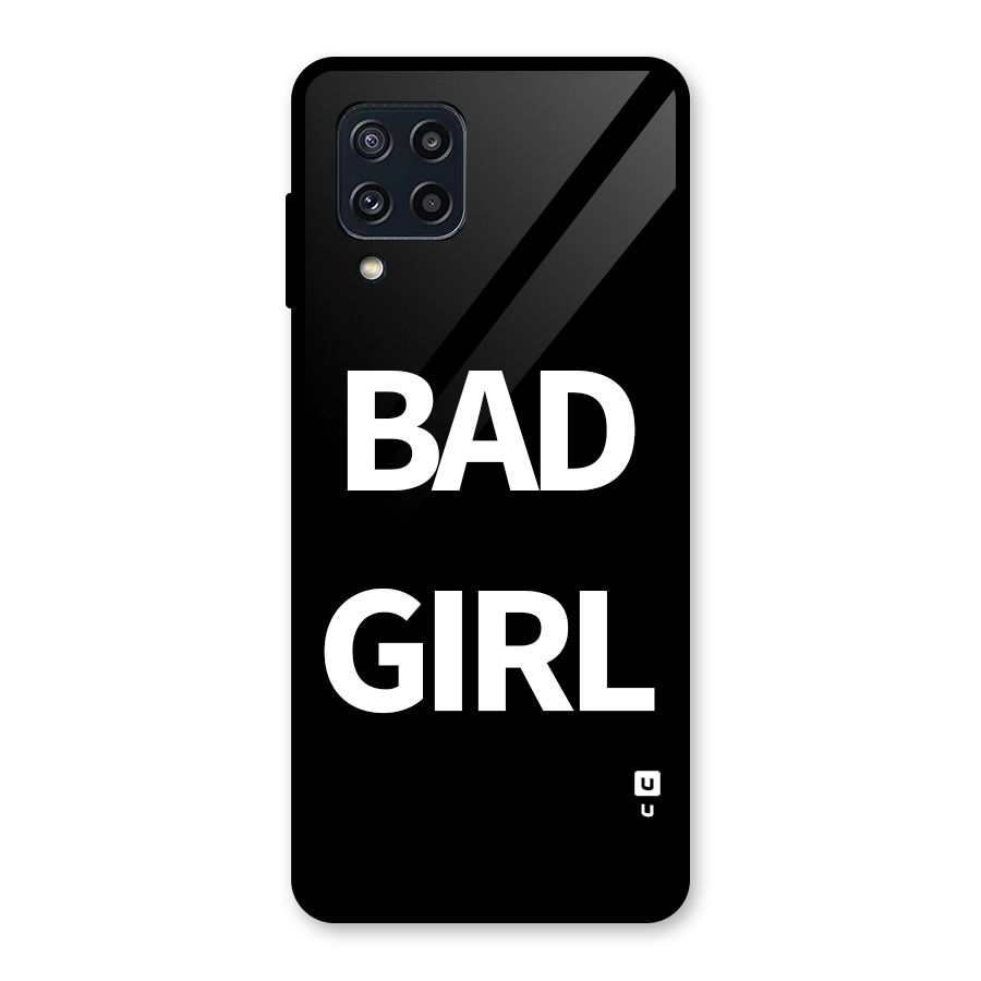 Bad Girl Attitude Glass Back Case for Galaxy M32