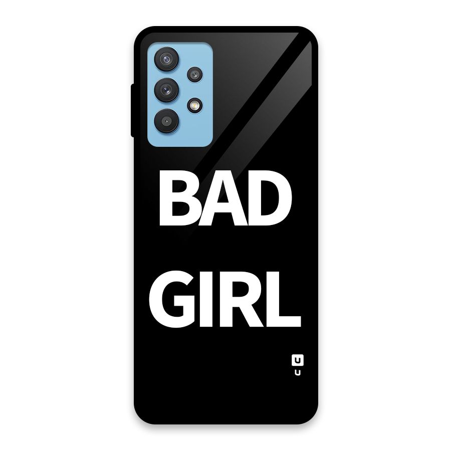 Bad Girl Attitude Glass Back Case for Galaxy M32 5G