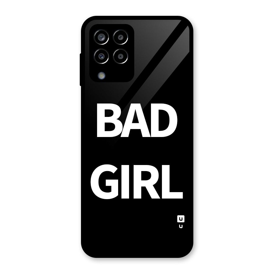 Bad Girl Attitude Glass Back Case for Galaxy M33