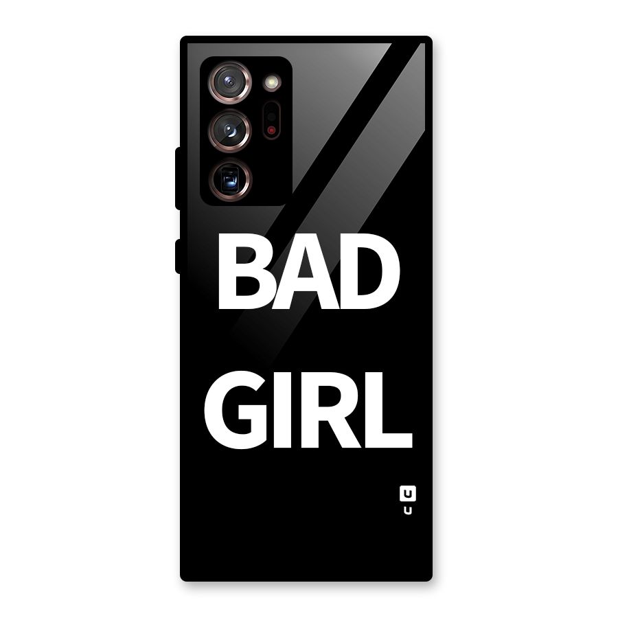 Bad Girl Attitude Glass Back Case for Galaxy Note 20 Ultra 5G