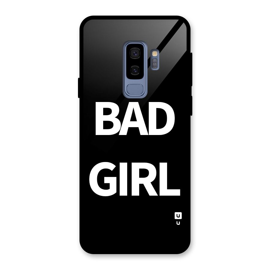 Bad Girl Attitude Glass Back Case for Galaxy S9 Plus