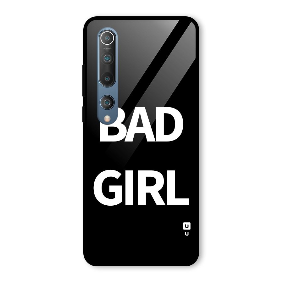 Bad Girl Attitude Glass Back Case for Mi 10