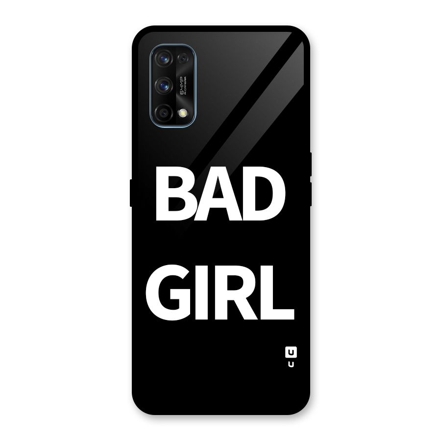 Bad Girl Attitude Glass Back Case for Realme 7 Pro