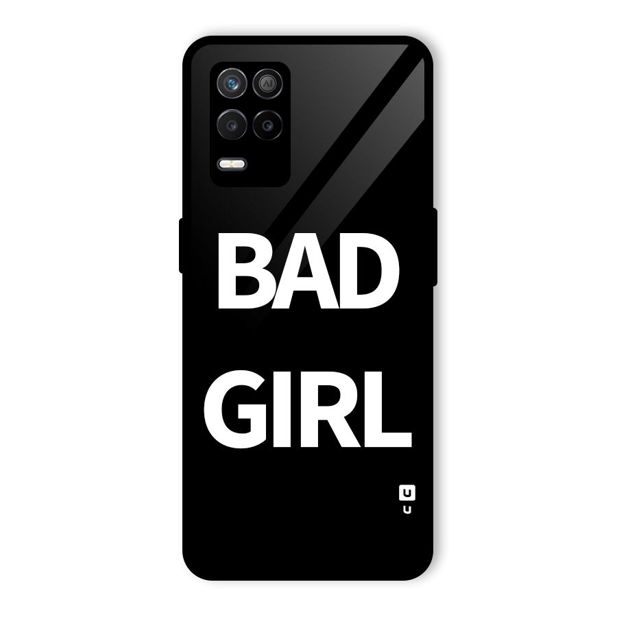 Bad Girl Attitude Glass Back Case for Realme 8 5G