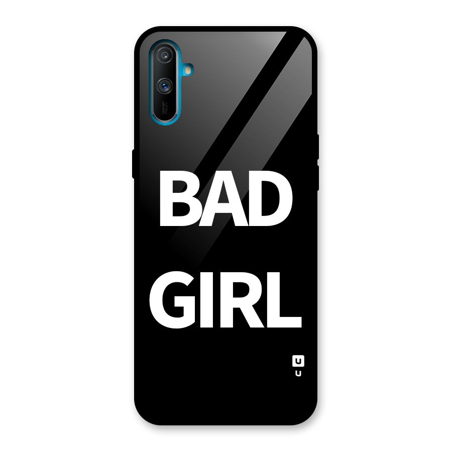 Bad Girl Attitude Glass Back Case for Realme C3
