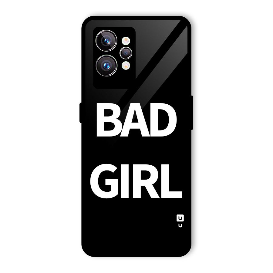 Bad Girl Attitude Glass Back Case for Realme GT2 Pro