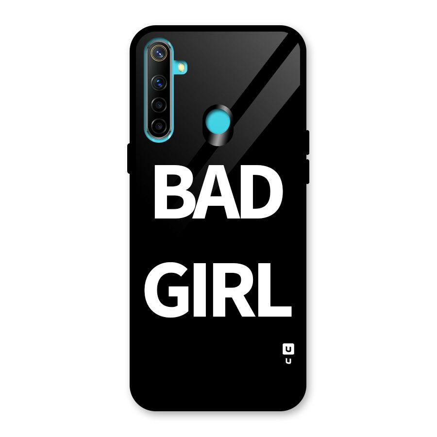 Bad Girl Attitude Glass Back Case for Realme Narzo 10