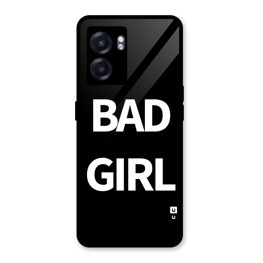 Bad Girl Attitude Glass Back Case for Realme Narzo 50 5G