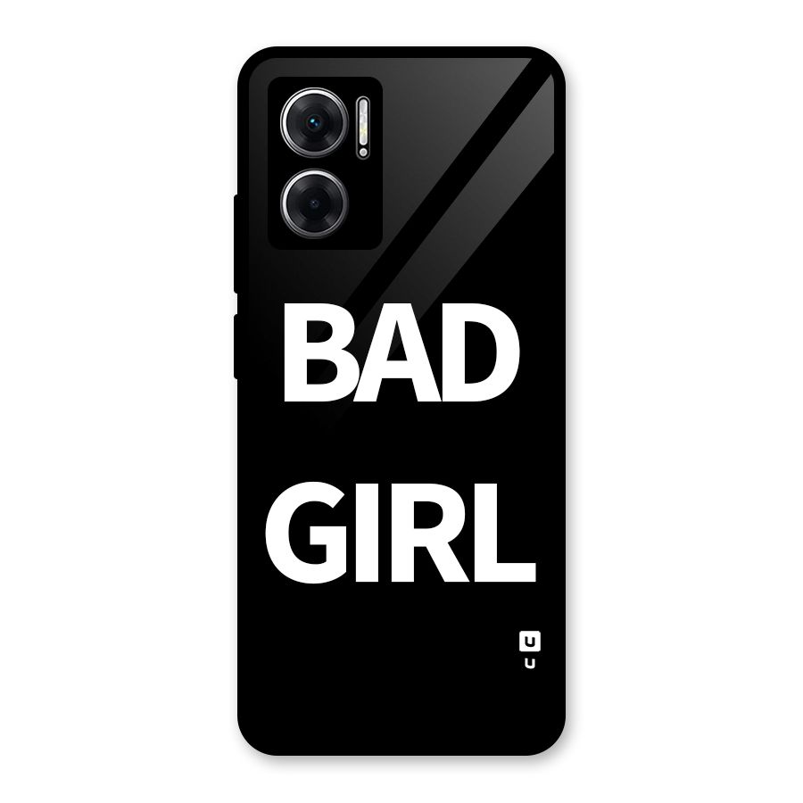 Bad Girl Attitude Glass Back Case for Redmi 11 Prime 5G